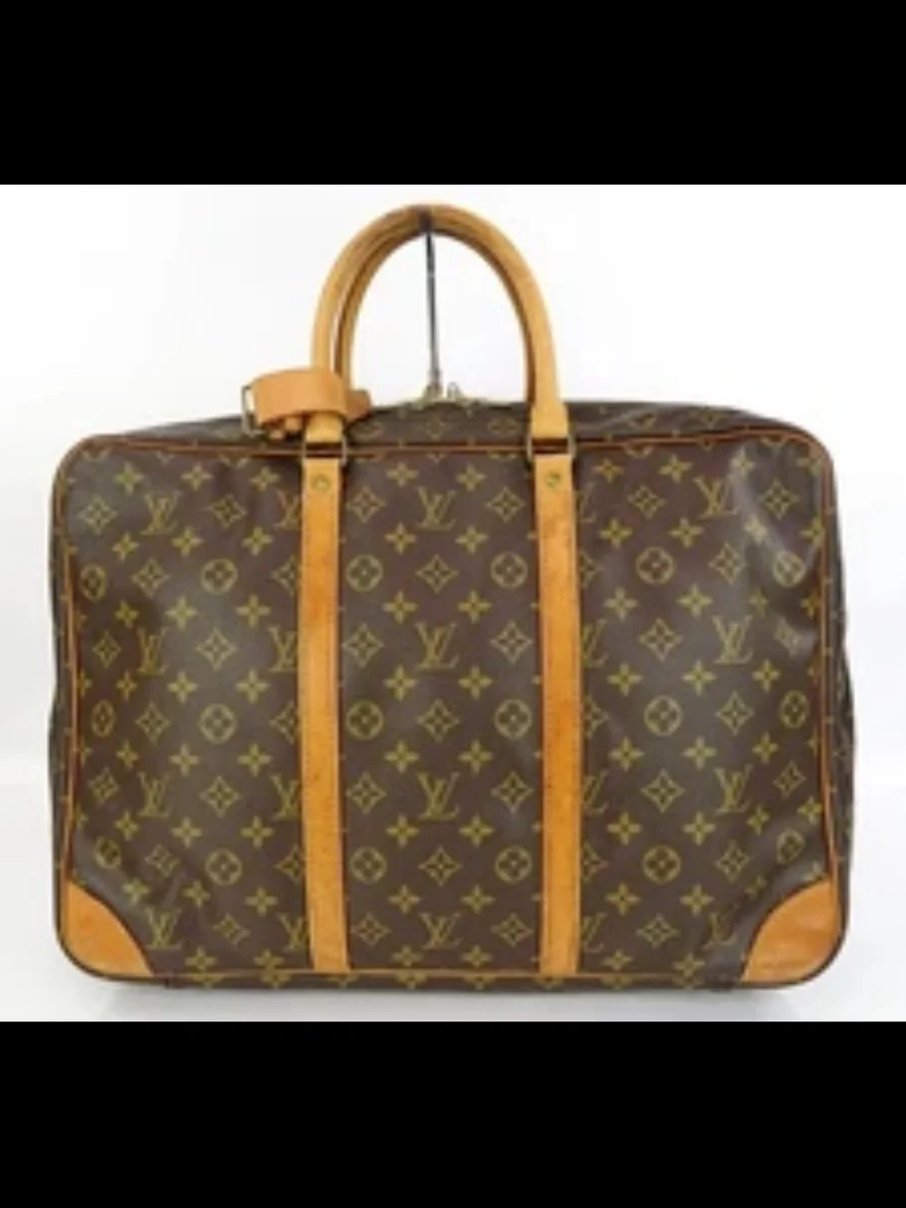 Louis Vuitton Monogram Travel Briefcase in Brown and Tan
